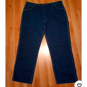 Key Mens Dark Blue carpenter jeans. Sz. 46x32. Relaxed fit